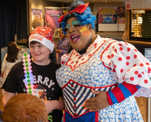 PAG Panto 2025 Mrs Trot meets the children