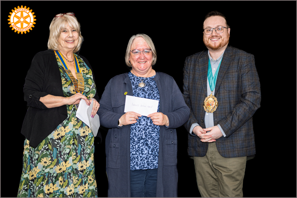 Raising funds with Rushmoor Rotary club