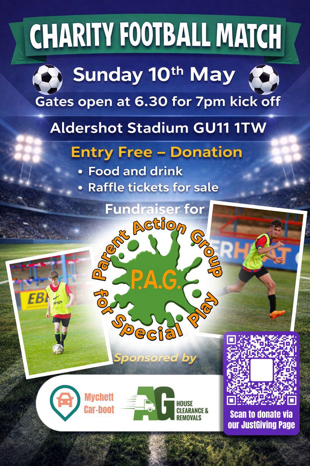 PAG Charity Football Match 2026