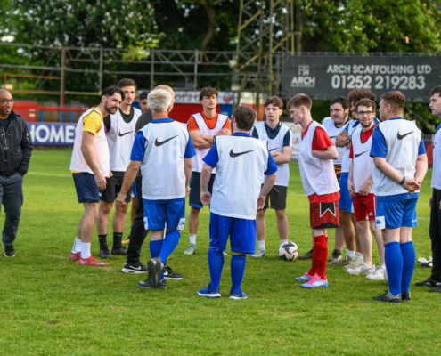 Charity Football match 2026 - team talk