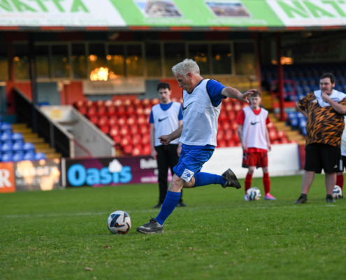 Charity Football Match 2026 - he scores