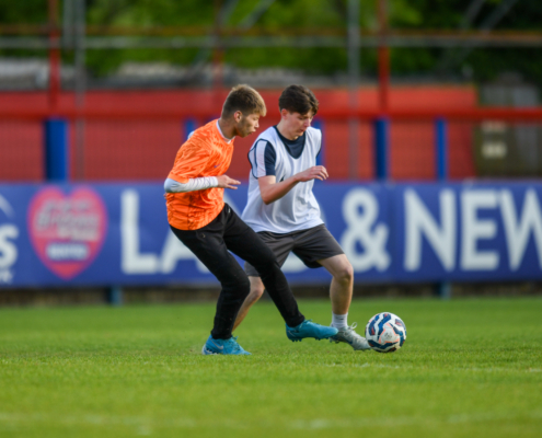 Charity football 2026 - chasing the ball